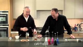 How to make a frappé coffee using an aerolatte milk frother [upl. by Stanton597]