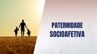 Paternidade socioafetiva [upl. by Alamac]