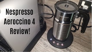 Nespresso Aeroccino 4 Milk Frother Review  Worth upgrading from the Aeroccino 3 [upl. by Kristi988]