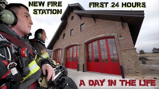 First 24 Hours in a New Fire Station  A Day in the Life [upl. by Anirehtac]