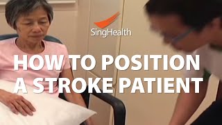 How To Position A Stroke Patient [upl. by Nnaeinahpets]