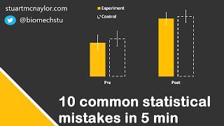 Ten Statistical Mistakes in 5 Min [upl. by Kcirederf]