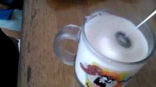 Aerolatte Review Frothing Cold Milk In Under 1 Minute [upl. by Etz]